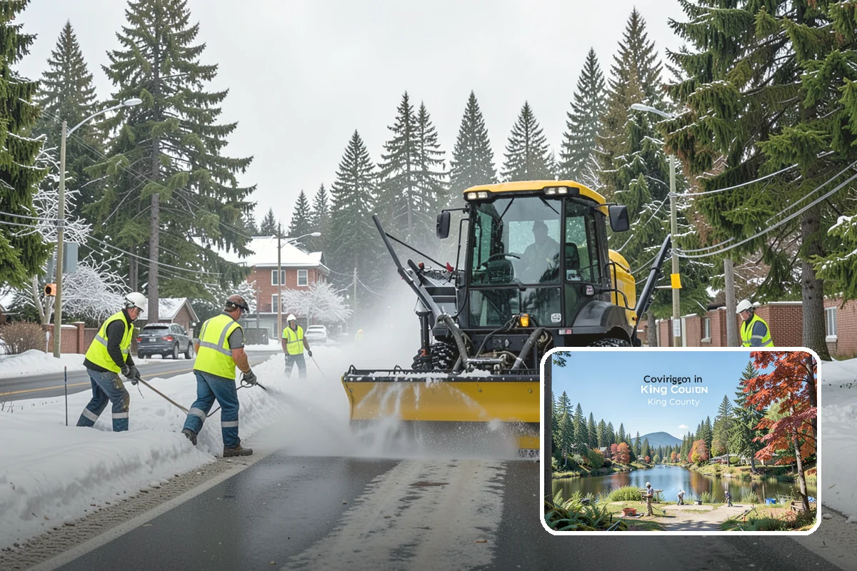 Ice Control in Covington, King County, WA - Anti-icing ahead of events prevents dangerous bonding