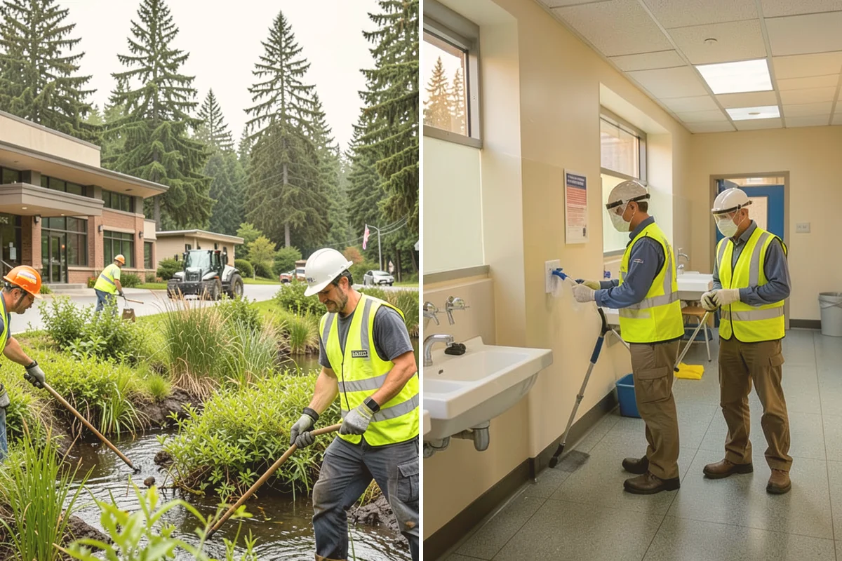 Ice Control in Eatonville, Pierce County, WA - Monitor pavement temperatures and forecasts for freeze events