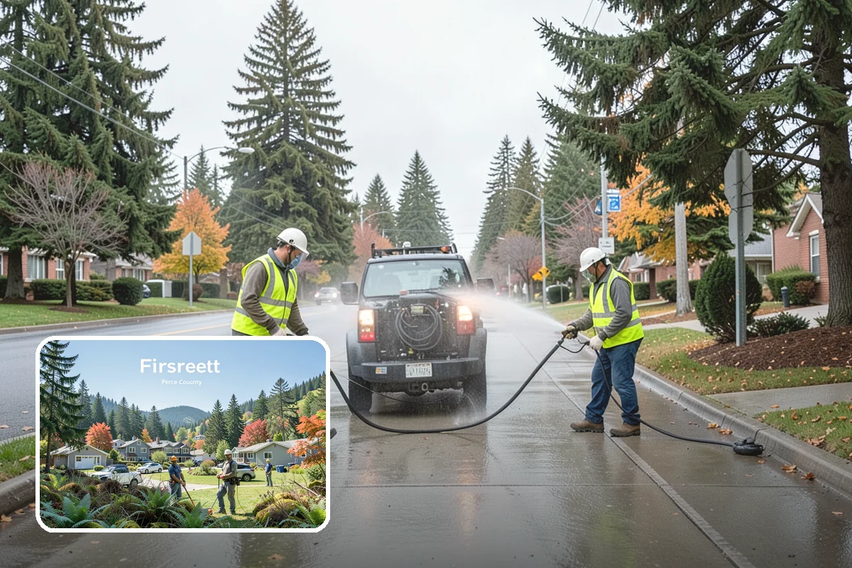 Ice Control in Fircrest, Pierce County, WA - Anti-icing ahead of events prevents dangerous bonding