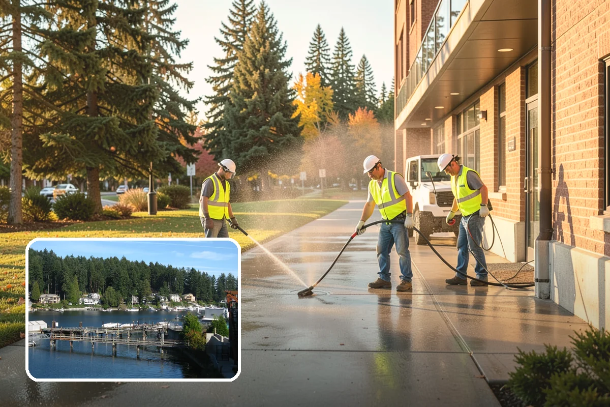 Ice Control in Gig Harbor, Pierce County, WA - Anti-icing ahead of events prevents dangerous bonding
