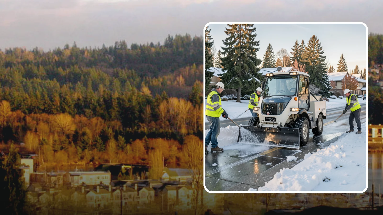 Ice Control in Kenmore, King County, WA - Proactive and reactive ice control for roads, lots, and walkways to reduce hazards during freezing conditions.