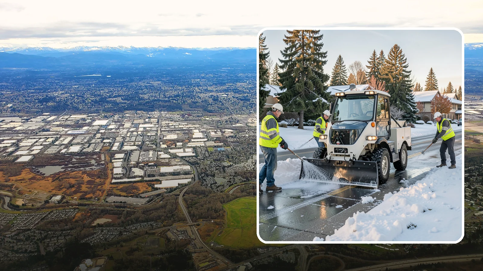Ice Control in Kent, King County, WA - Proactive and reactive ice control for roads, lots, and walkways to reduce hazards during freezing conditions.