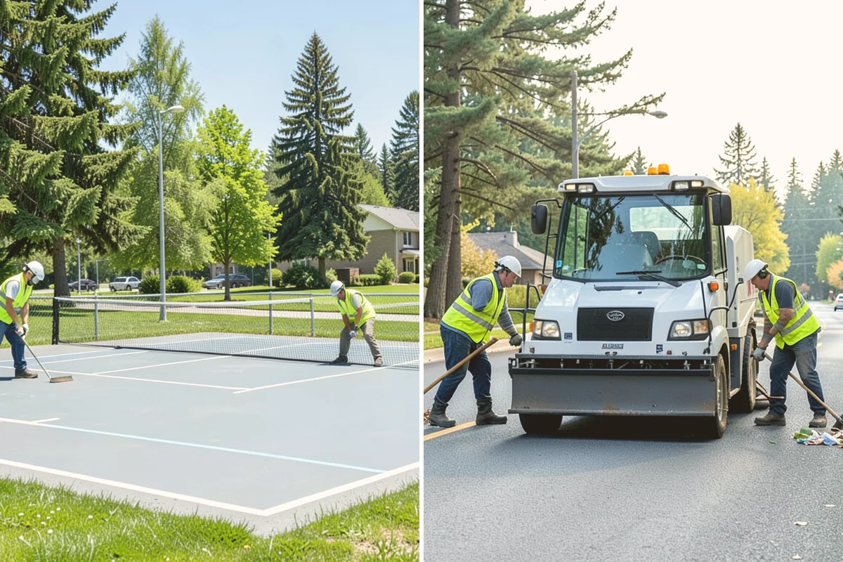 Ice Control in Kirkland, King County, WA - Monitor pavement temperatures and forecasts for freeze events