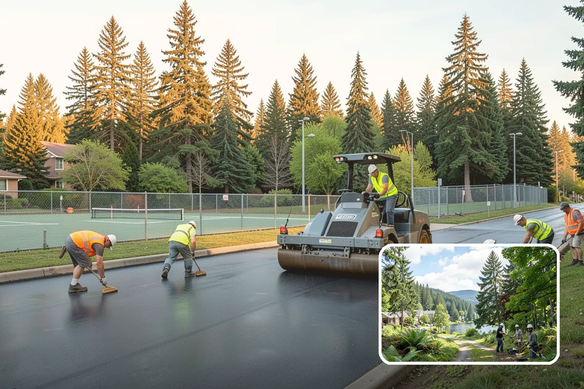Ice Control in Lake Forest Park, King County, WA - Anti-icing ahead of events prevents dangerous bonding