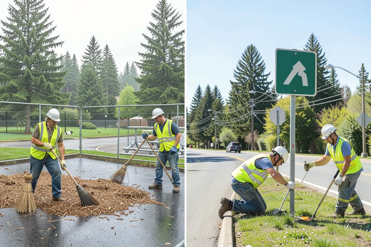 Ice Control in Lake Stevens, Snohomish County, WA - Monitor pavement temperatures and forecasts for freeze events