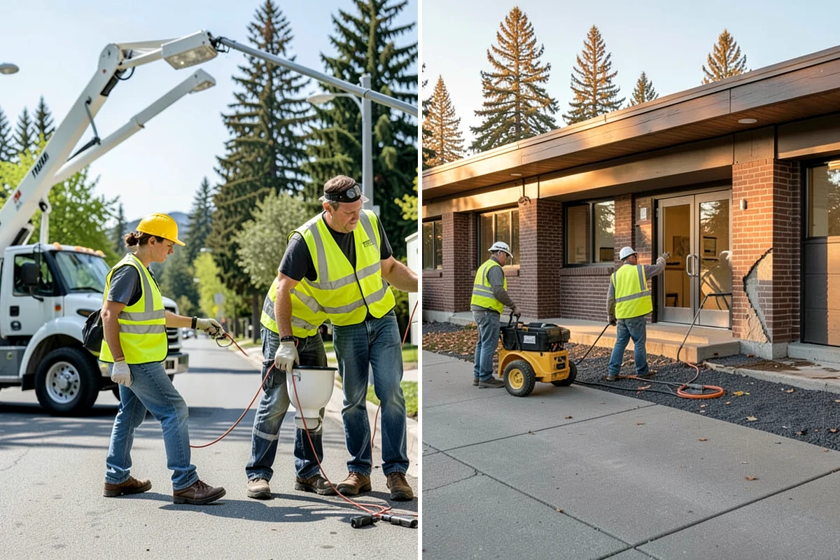 Ice Control in Lakewood, Pierce County, WA - Monitor pavement temperatures and forecasts for freeze events