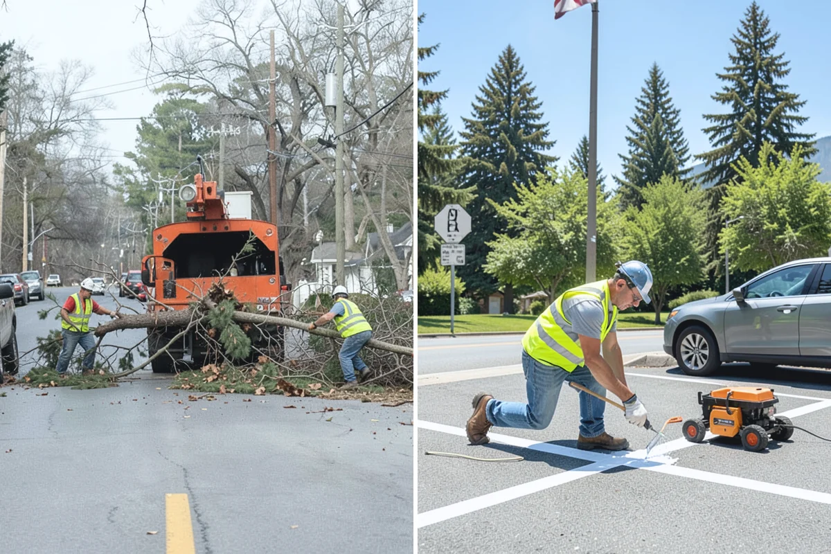 Ice Control in Medina, King County, WA - Monitor pavement temperatures and forecasts for freeze events