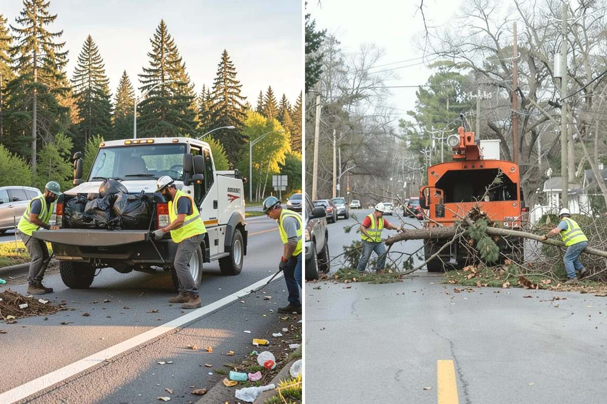 Ice Control in Mercer Island, King County, WA - Monitor pavement temperatures and forecasts for freeze events