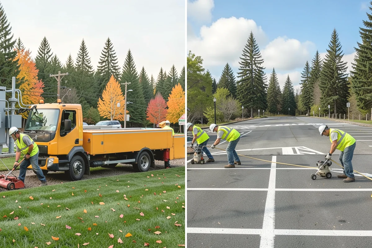 Ice Control in Mill Creek, Snohomish County, WA - Monitor pavement temperatures and forecasts for freeze events