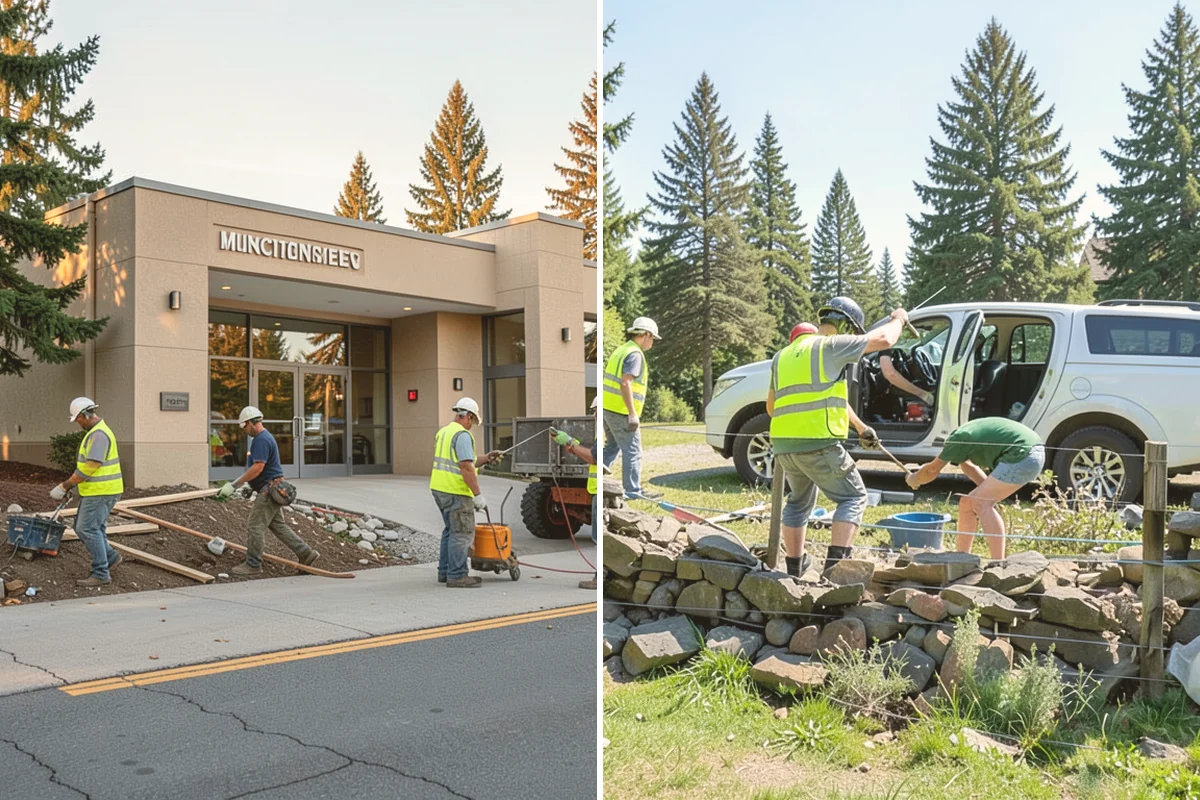 Ice Control in Milton, King County, WA - Monitor pavement temperatures and forecasts for freeze events
