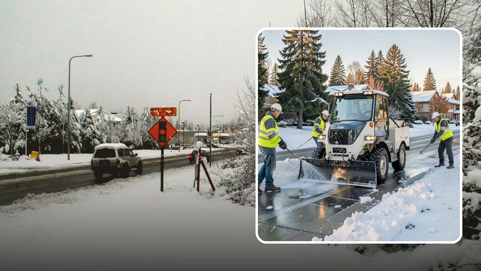 Ice Control in Newcastle, King County, WA - Proactive and reactive ice control for roads, lots, and walkways to reduce hazards during freezing conditions.