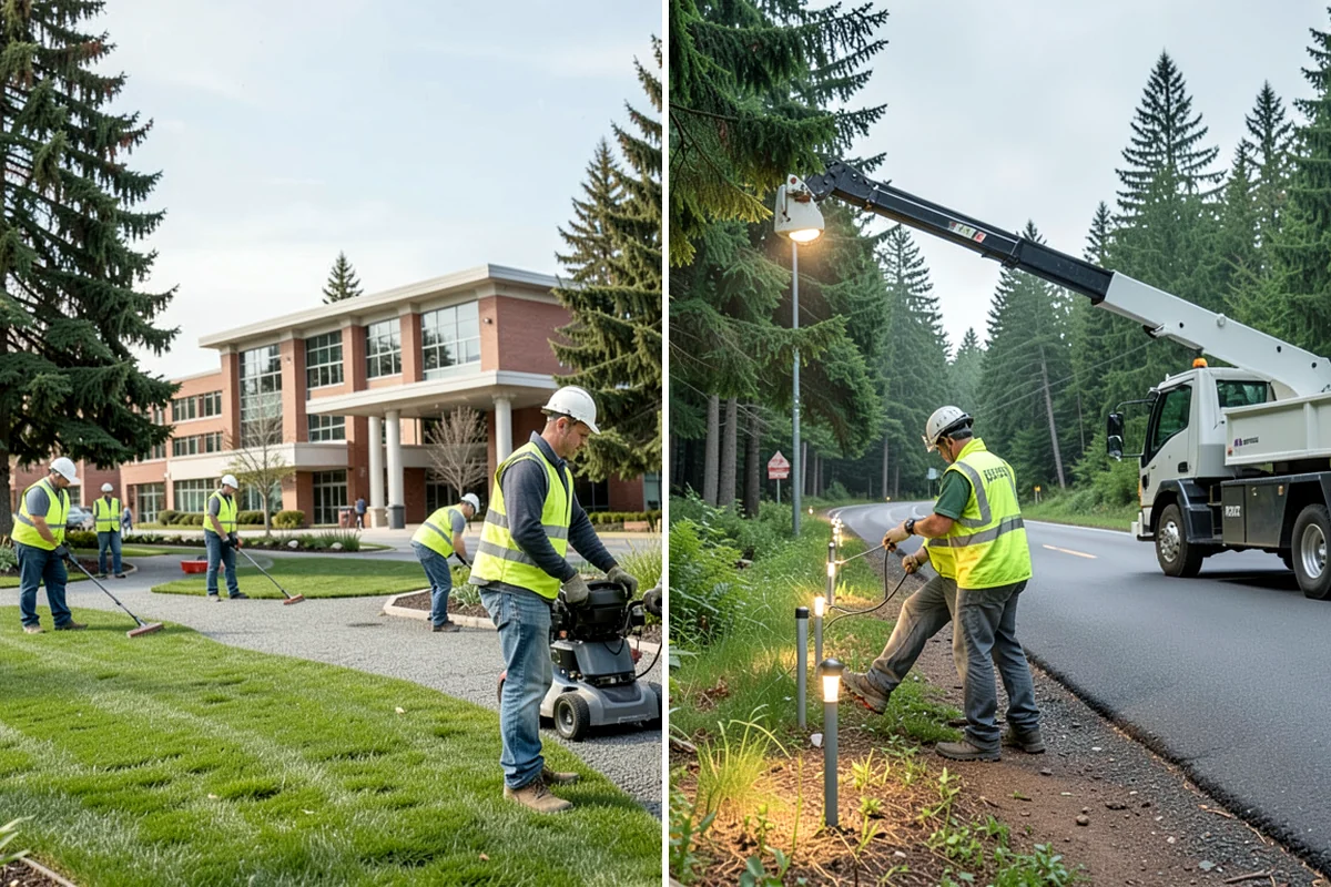 Ice Control in Puyallup, Pierce County, WA - Monitor pavement temperatures and forecasts for freeze events