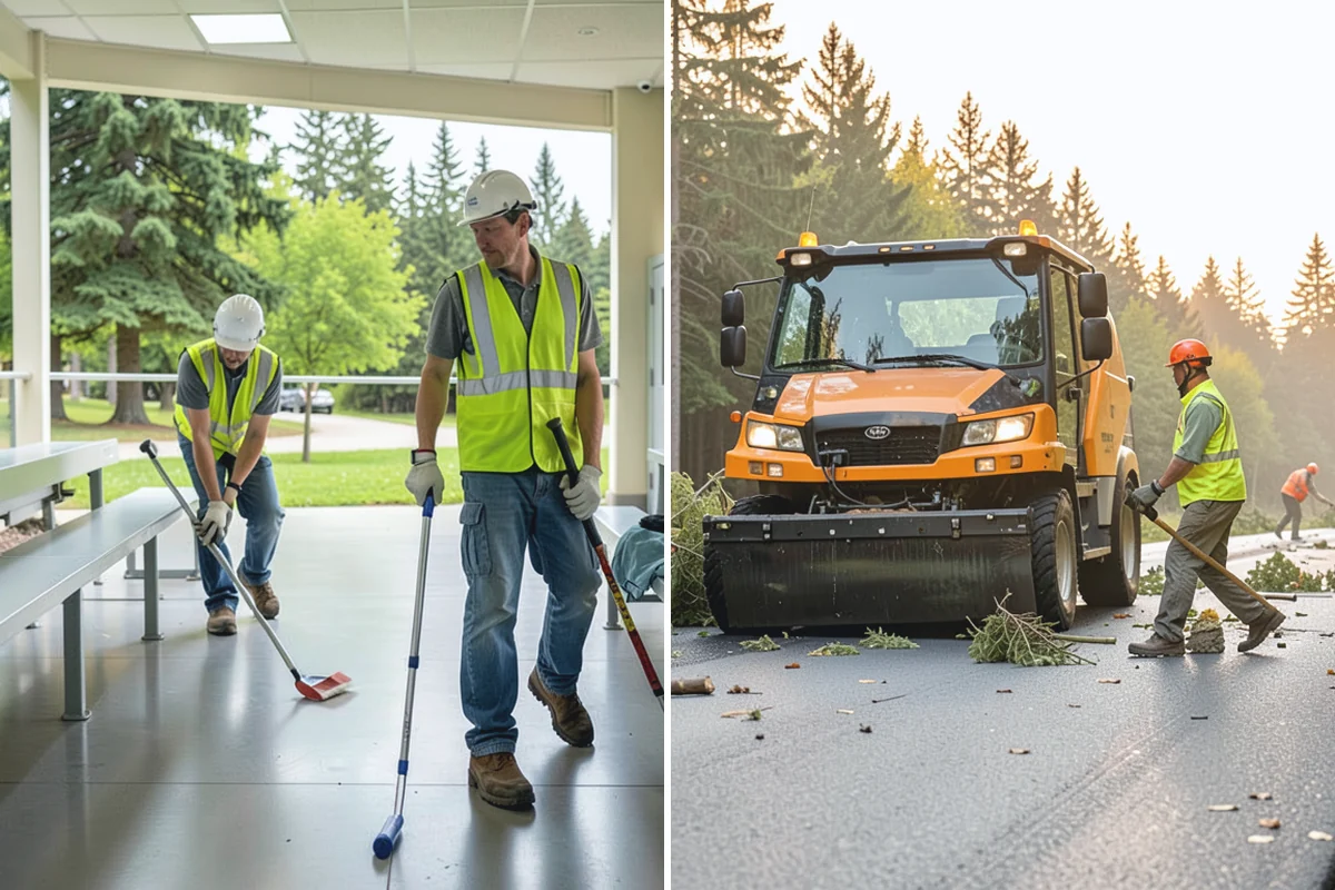 Ice Control in Redmond, King County, WA - Monitor pavement temperatures and forecasts for freeze events