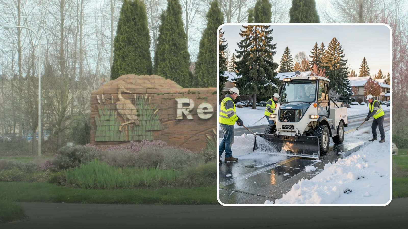 Ice Control in Renton, King County, WA - Proactive and reactive ice control for roads, lots, and walkways to reduce hazards during freezing conditions.