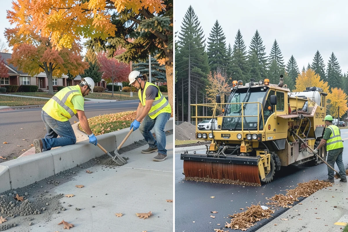Ice Control in Renton, King County, WA - Monitor pavement temperatures and forecasts for freeze events