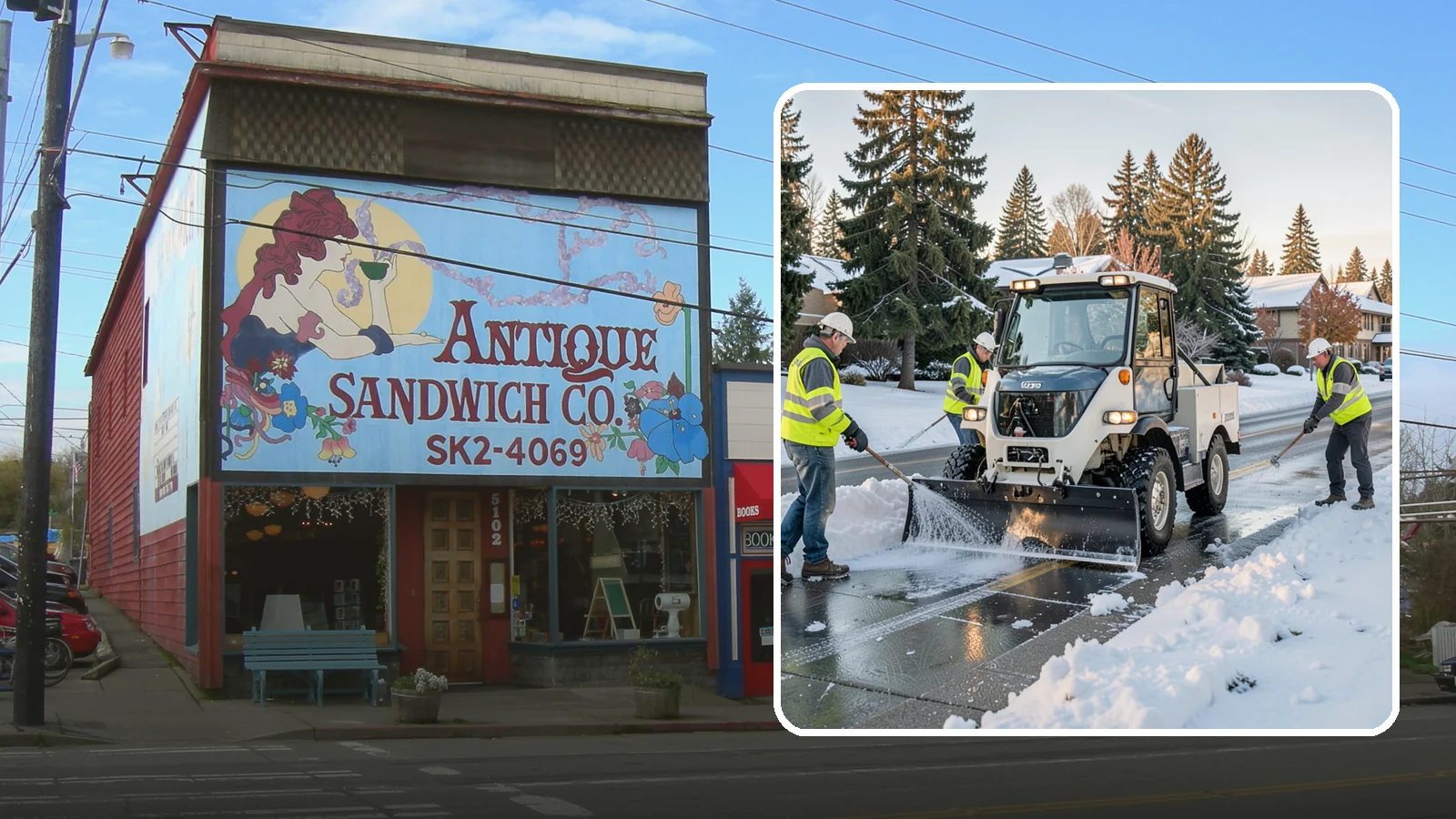 Ice Control in Ruston, Pierce County, WA - Proactive and reactive ice control for roads, lots, and walkways to reduce hazards during freezing conditions.