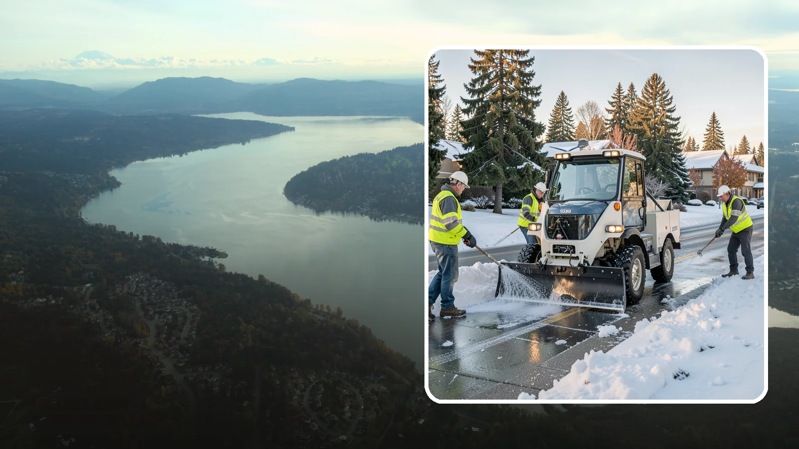 Ice Control in Sammamish, King County, WA - Proactive and reactive ice control for roads, lots, and walkways to reduce hazards during freezing conditions.