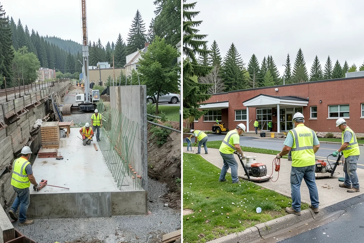 Ice Control in Snoqualmie, King County, WA - Monitor pavement temperatures and forecasts for freeze events