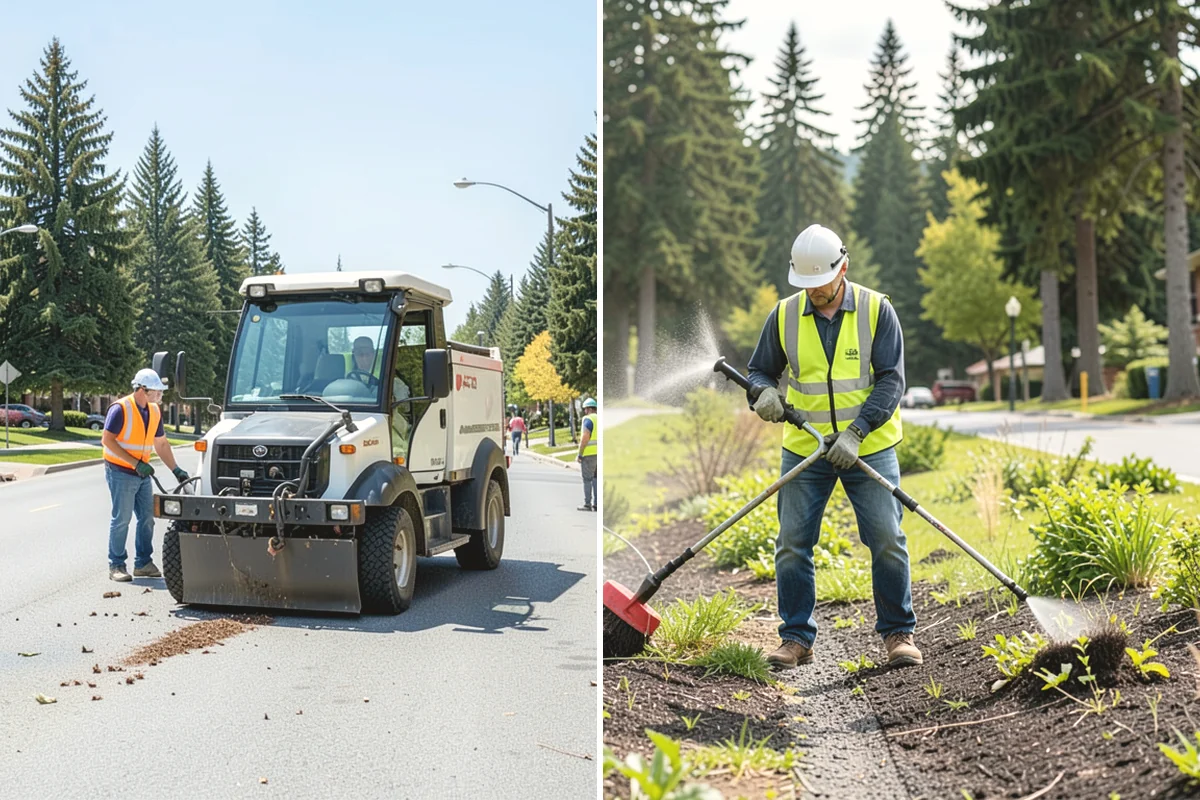 Ice Control in Steilacoom, Pierce County, WA - Monitor pavement temperatures and forecasts for freeze events