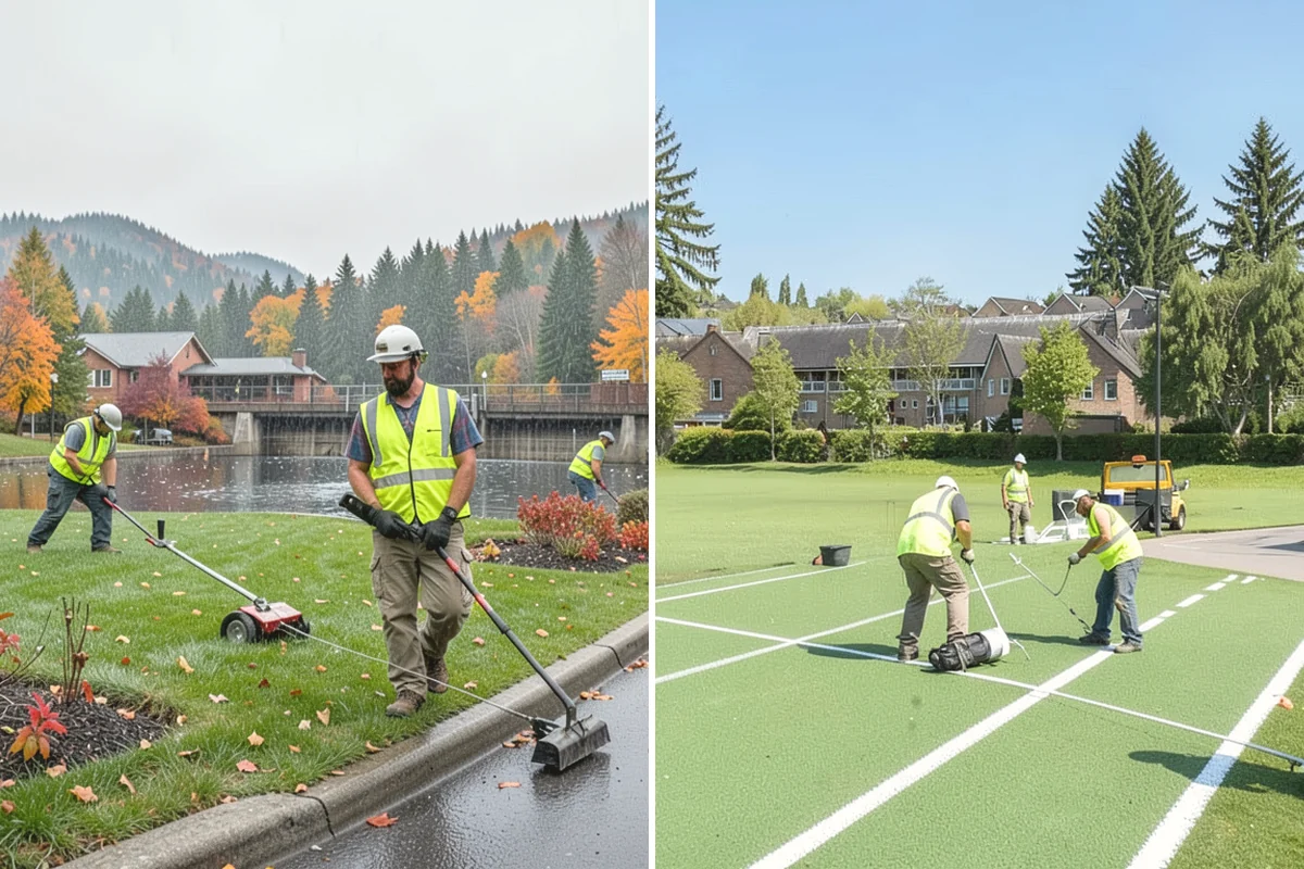 Ice Control in Tacoma, Pierce County, WA - Monitor pavement temperatures and forecasts for freeze events