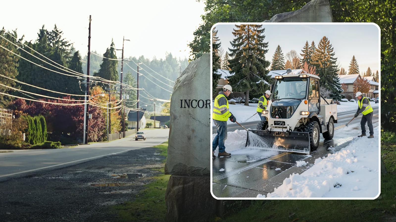 Ice Control in Wilkeson, Pierce County, WA - Proactive and reactive ice control for roads, lots, and walkways to reduce hazards during freezing conditions.