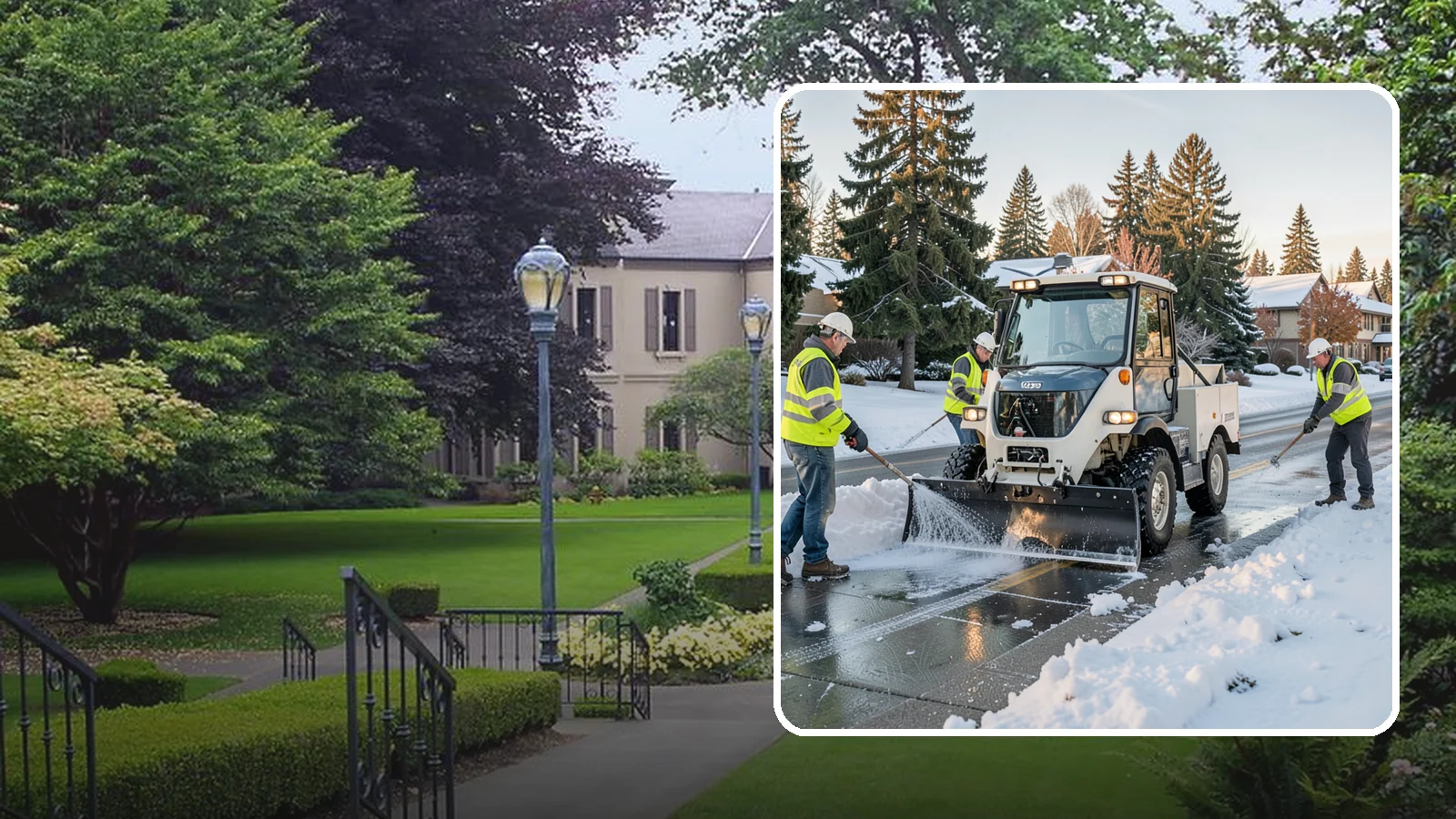 Ice Control in Woodinville, King County, WA - Proactive and reactive ice control for roads, lots, and walkways to reduce hazards during freezing conditions.