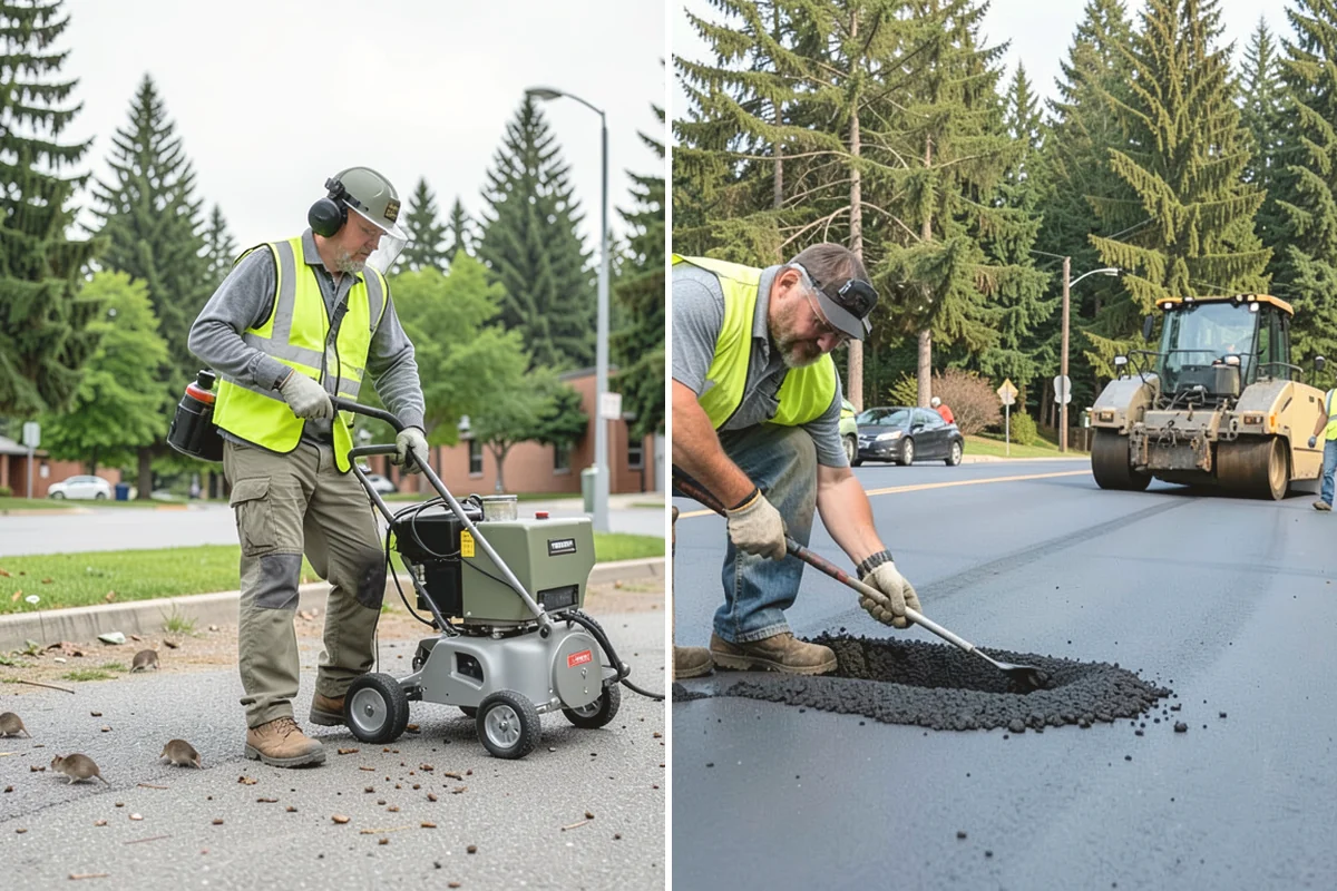 Ice Control in Yarrow Point, King County, WA - Monitor pavement temperatures and forecasts for freeze events