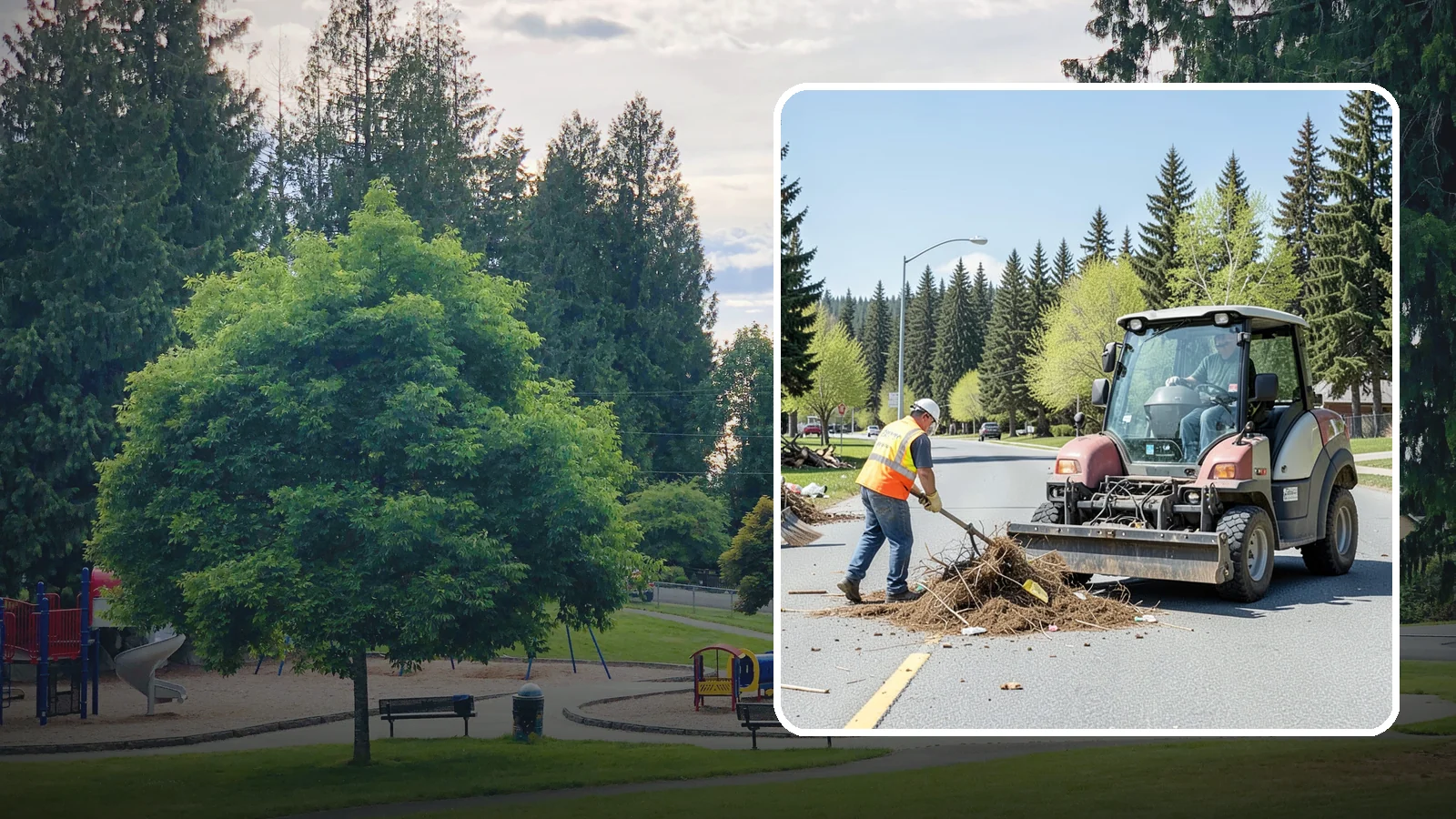 Illegal Dumping Cleanup in Bonney Lake, Pierce County, WA - Prompt removal of illegally dumped materials from public property, rights-of-way, and vacant sites.