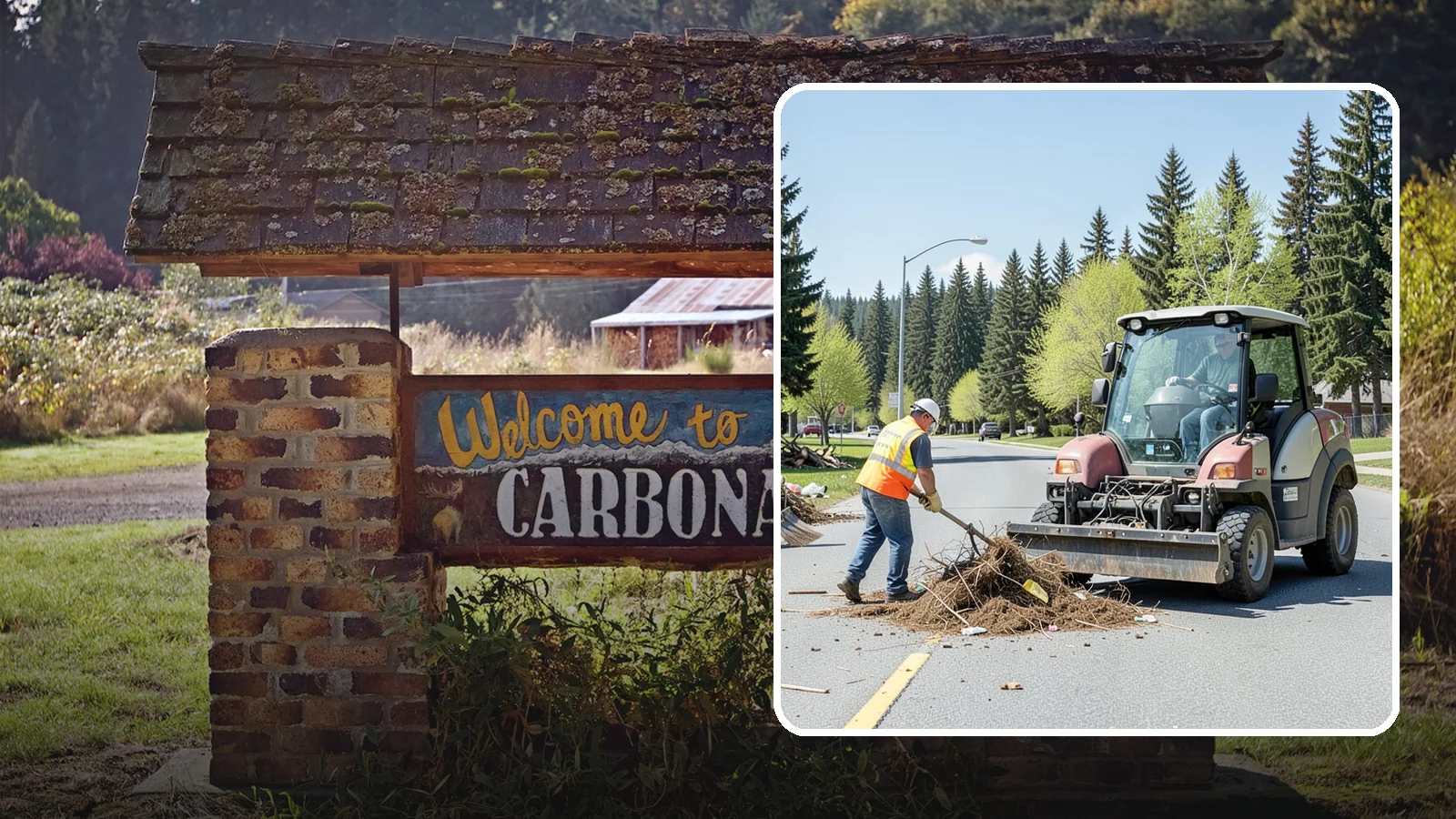 Illegal Dumping Cleanup in Carbonado, Pierce County, WA - Prompt removal of illegally dumped materials from public property, rights-of-way, and vacant sites.