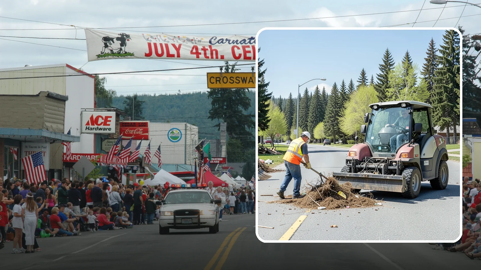 Illegal Dumping Cleanup in Carnation, King County, WA - Prompt removal of illegally dumped materials from public property, rights-of-way, and vacant sites.