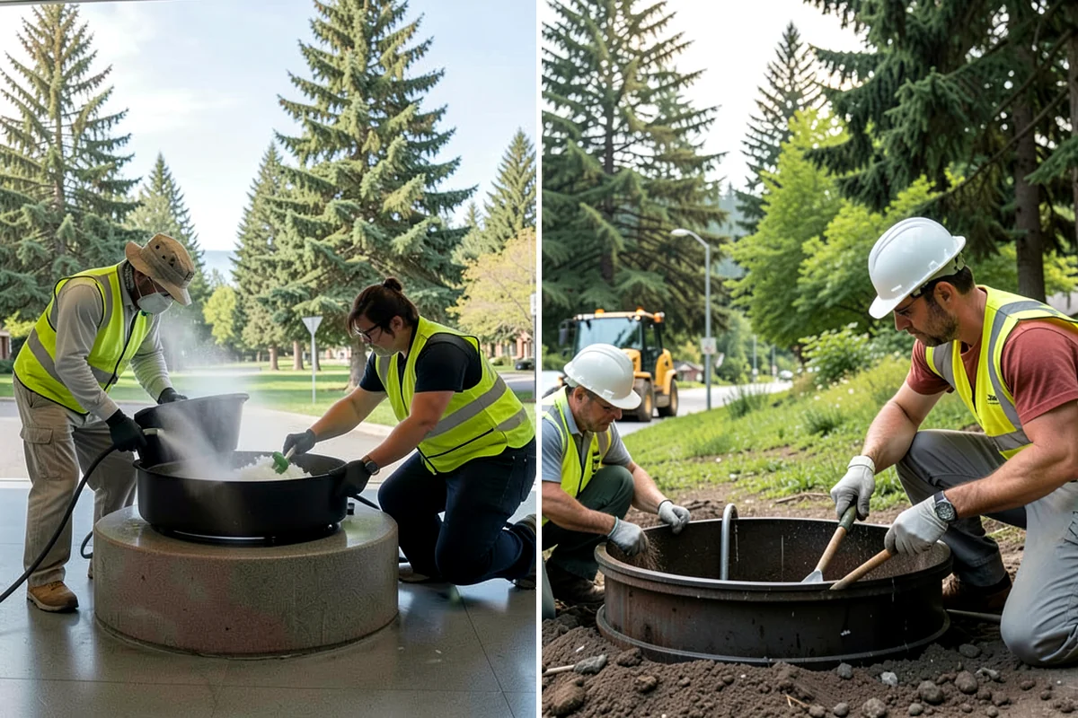 Illegal Dumping Cleanup in Concrete, Skagit County, WA - Receive report and confirm the dumping location and access