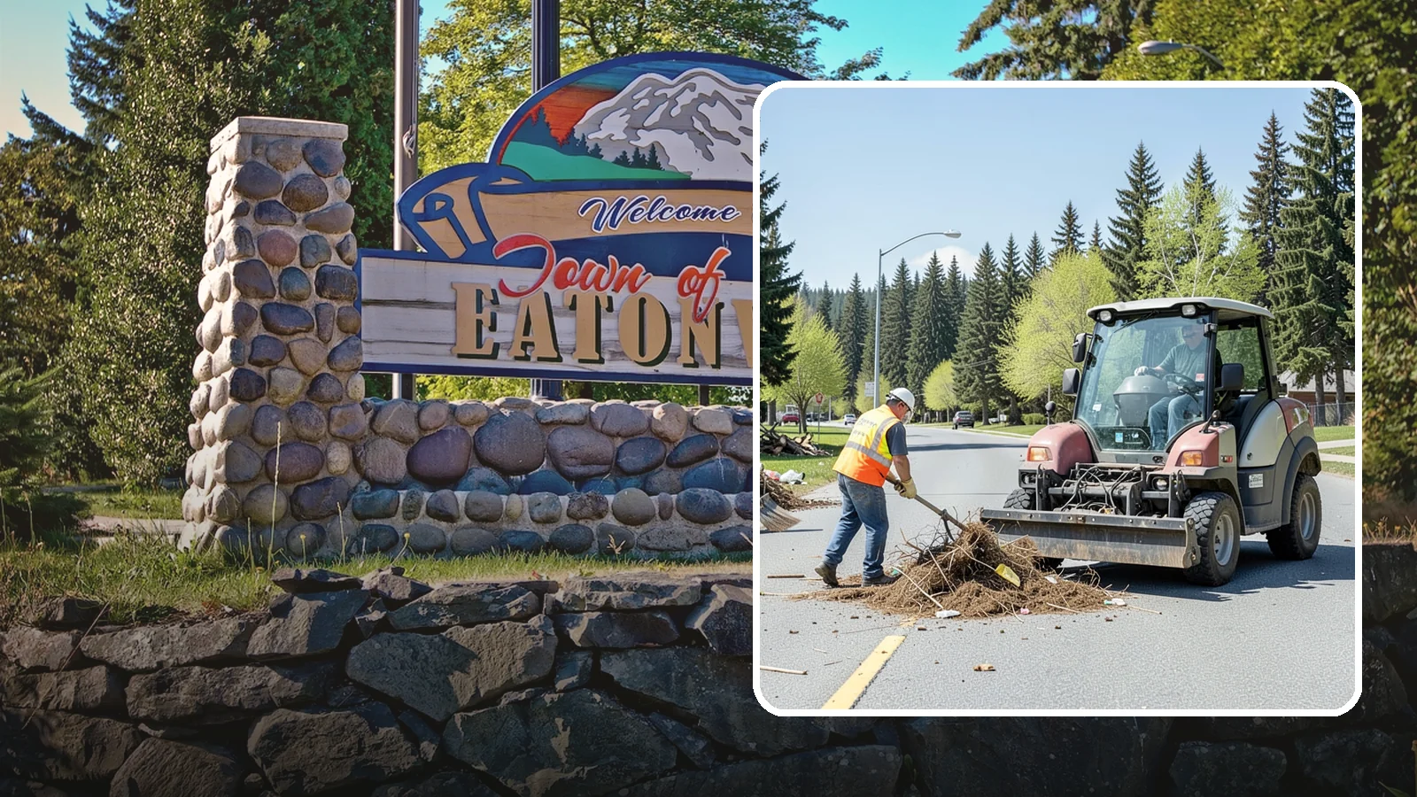 Illegal Dumping Cleanup in Eatonville, Pierce County, WA - Prompt removal of illegally dumped materials from public property, rights-of-way, and vacant sites.