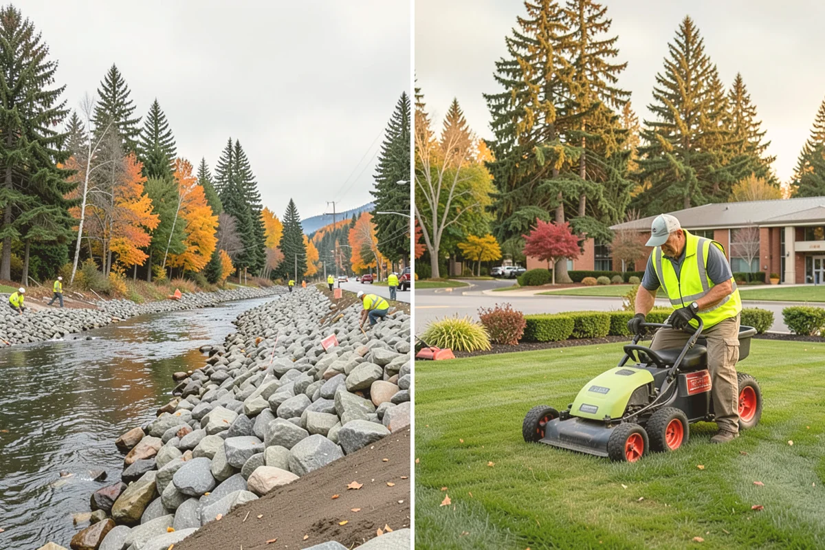 Illegal Dumping Cleanup in Milton, King County, WA - Receive report and confirm the dumping location and access