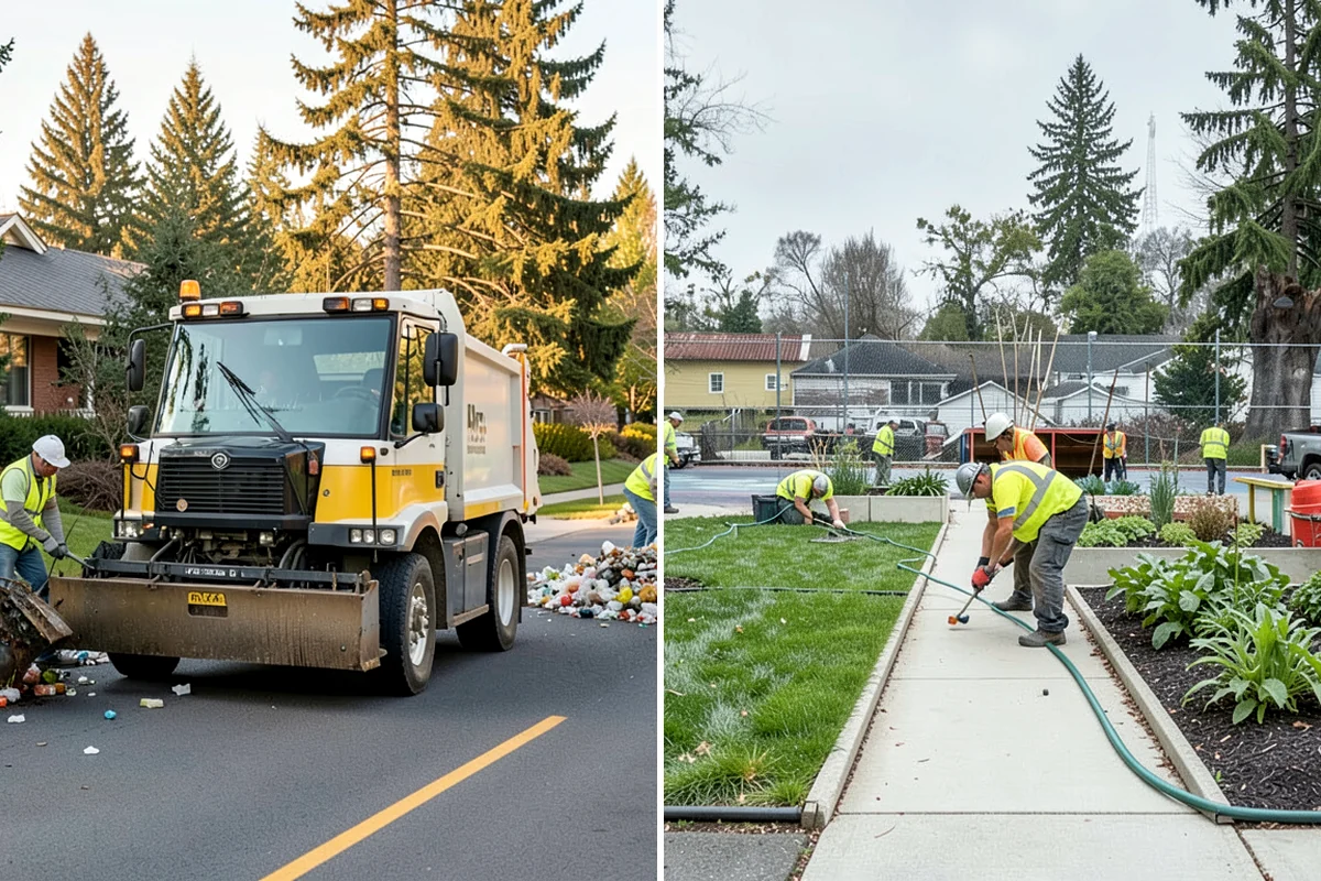 Illegal Dumping Cleanup in Shoreline, King County, WA - Receive report and confirm the dumping location and access