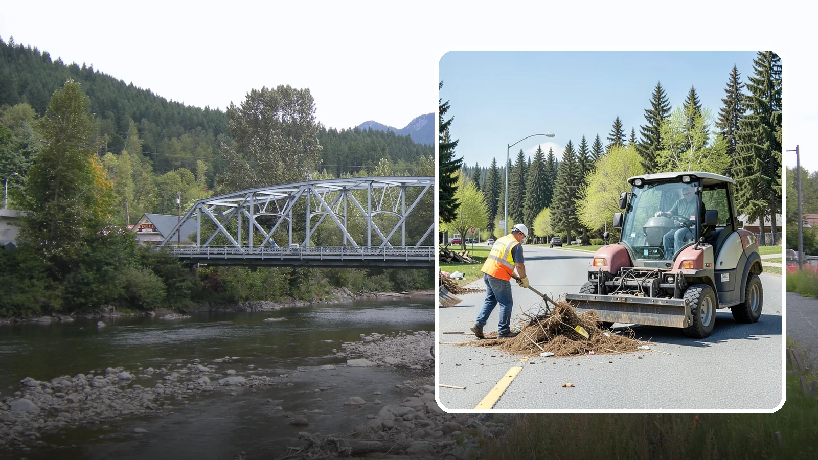 Illegal Dumping Cleanup in Skykomish, King County, WA - Prompt removal of illegally dumped materials from public property, rights-of-way, and vacant sites.