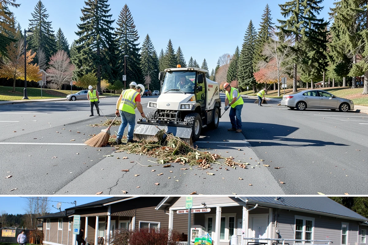 Illegal Dumping Cleanup in South Prairie, Pierce County, WA - Illegal dumping cleanup runs year-round, with elevated volumes in spring and summer when hauling and disposal activity increases.