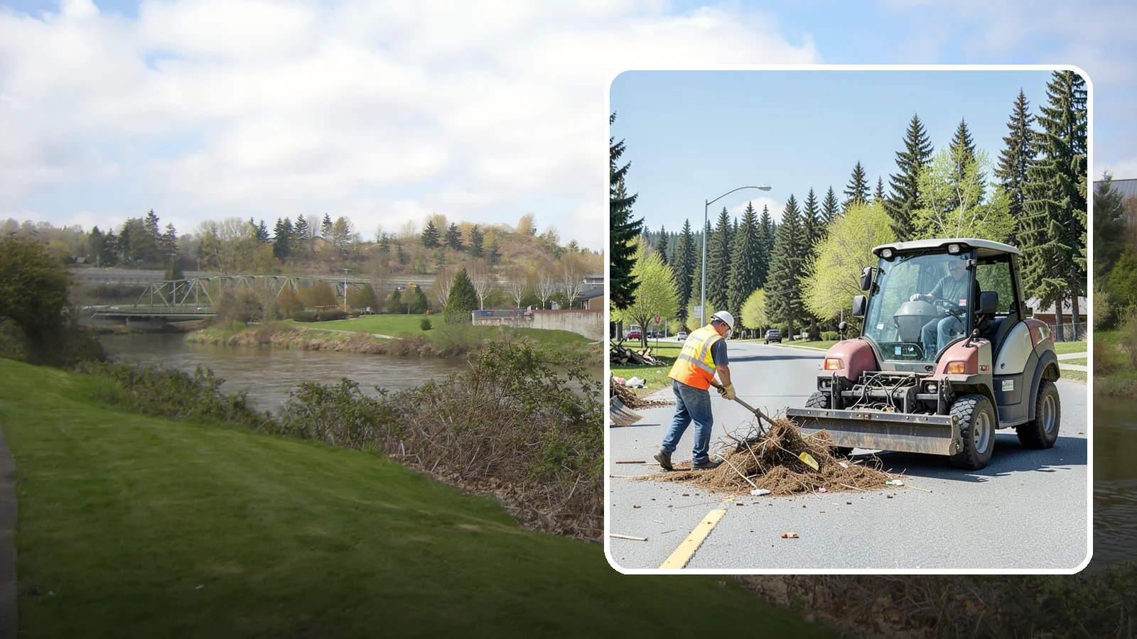 Illegal Dumping Cleanup in Tukwila, King County, WA - Prompt removal of illegally dumped materials from public property, rights-of-way, and vacant sites.