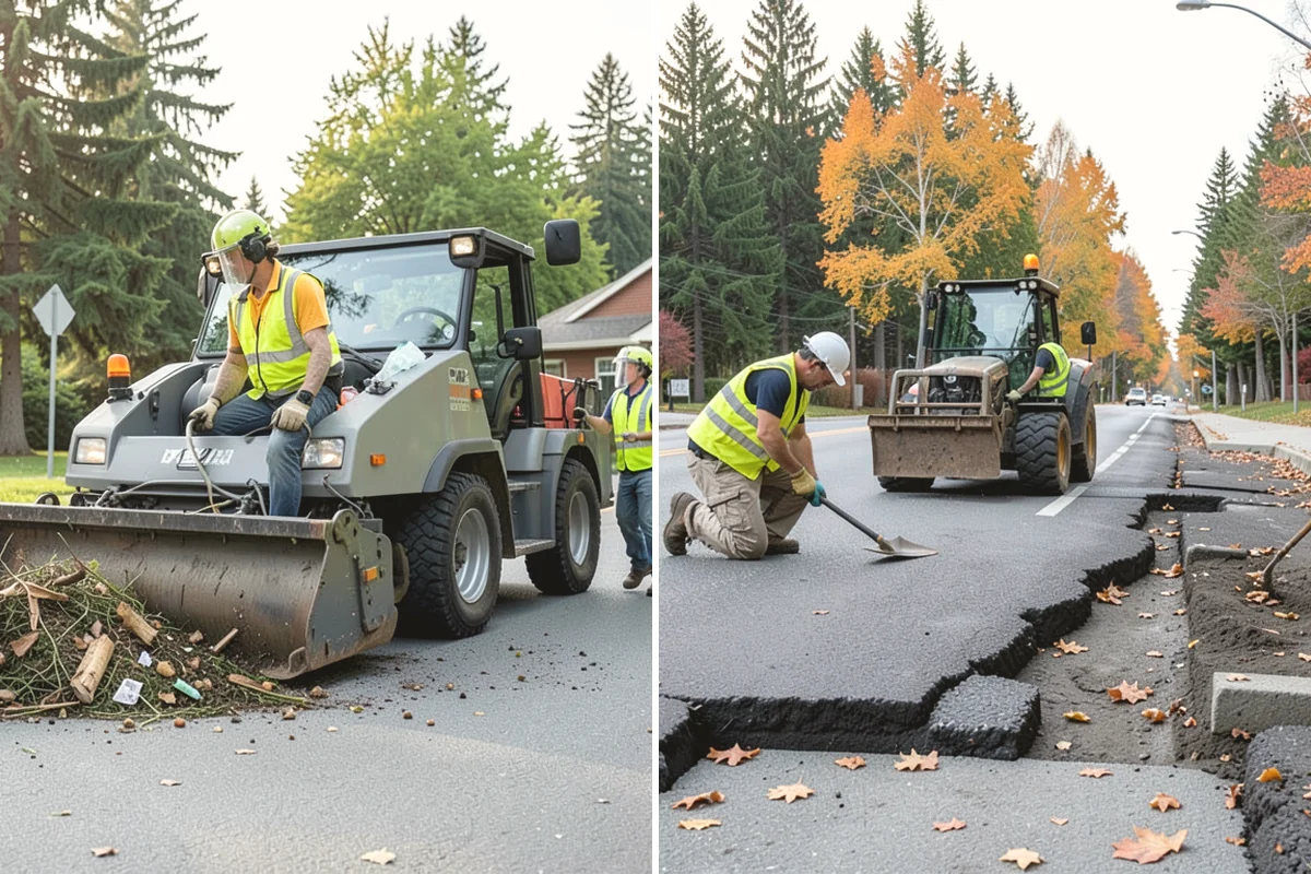 Illegal Dumping Cleanup in University Place, Pierce County, WA - Receive report and confirm the dumping location and access