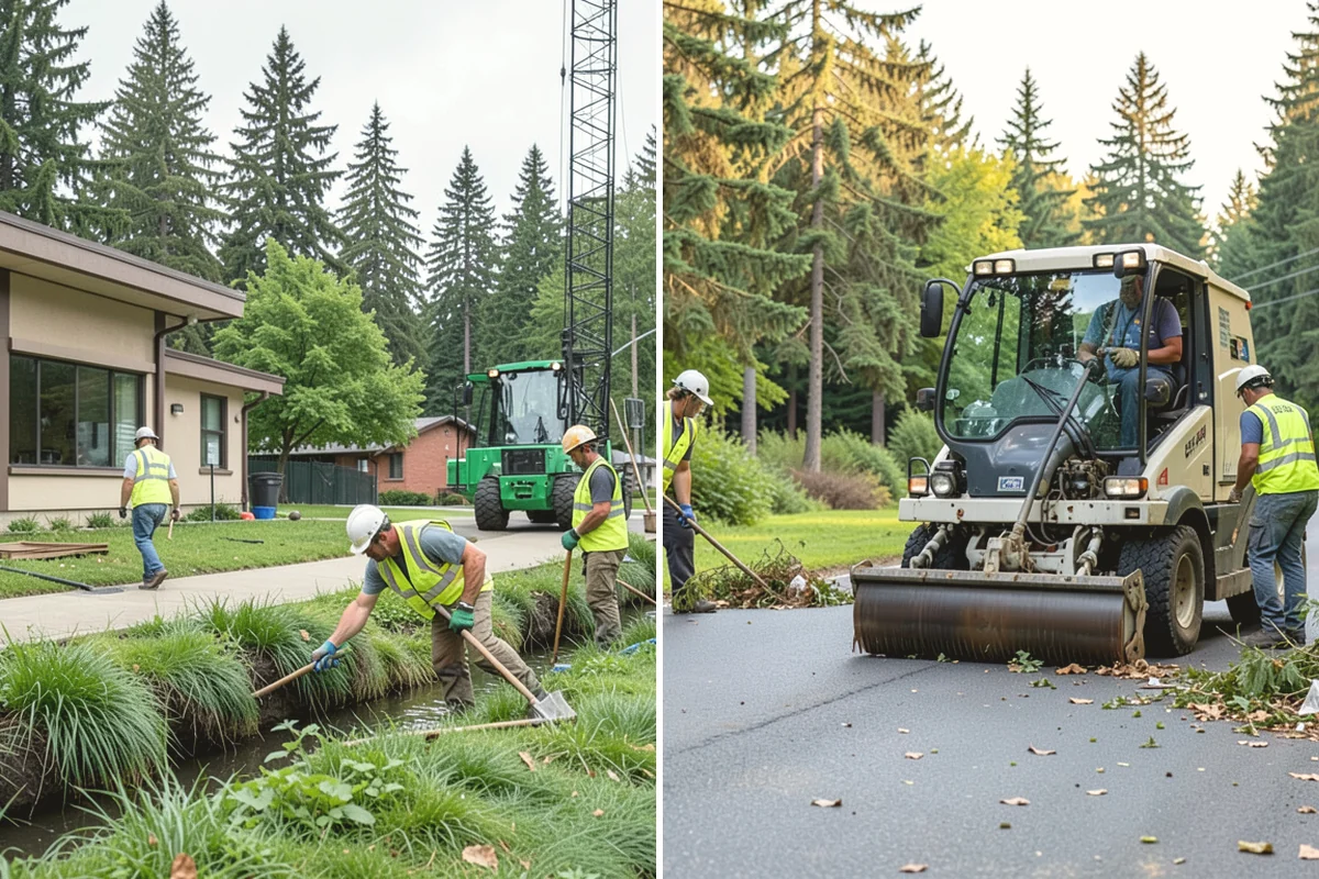 Illegal Dumping Cleanup in Yarrow Point, King County, WA - Receive report and confirm the dumping location and access