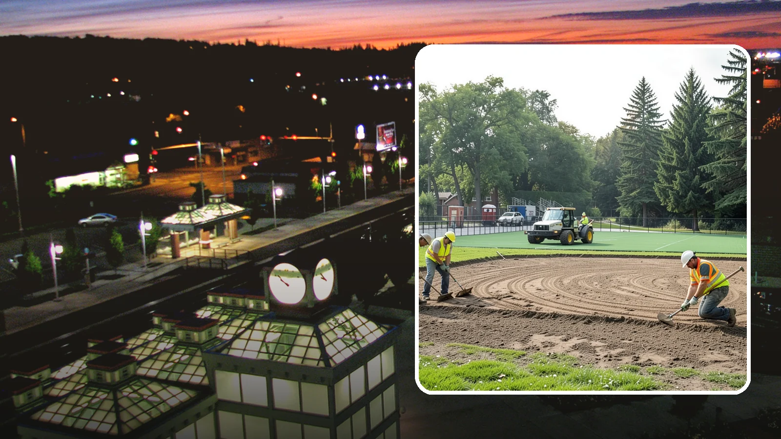 Infield Mix Renovation in Auburn, King County, WA - Reconditioning of skinned infield surfaces to correct grade, restore drainage, and improve ball response.