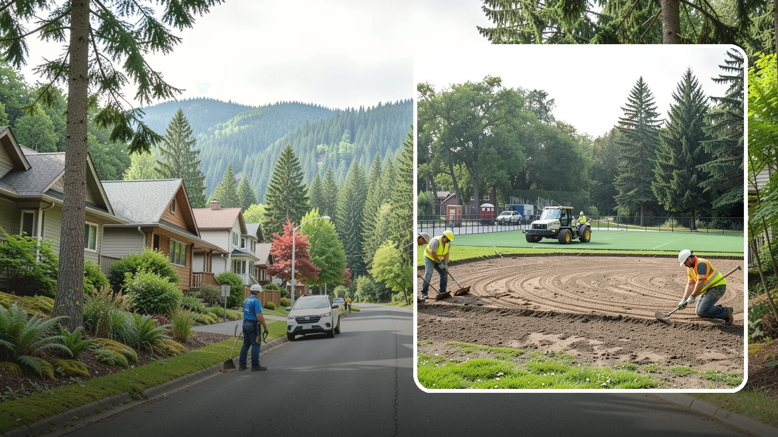 Infield Mix Renovation in Darrington, Snohomish County, WA - Reconditioning of skinned infield surfaces to correct grade, restore drainage, and improve ball response.