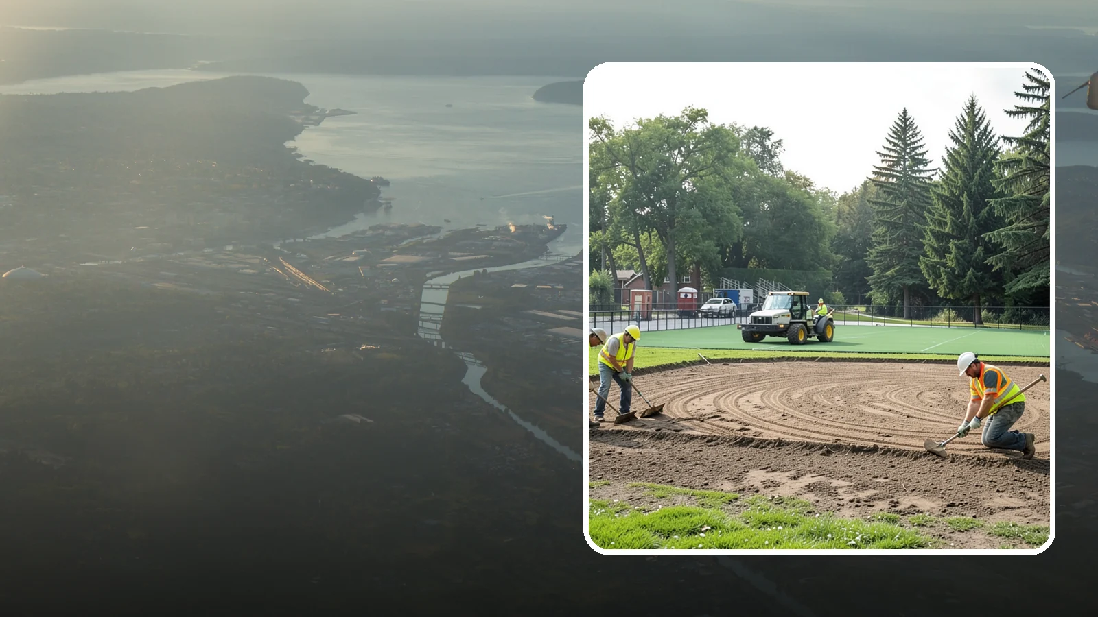 Infield Mix Renovation in Fife, Pierce County, WA - Reconditioning of skinned infield surfaces to correct grade, restore drainage, and improve ball response.