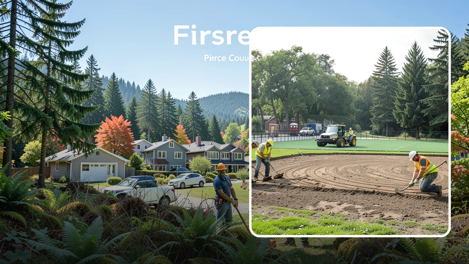 Infield Mix Renovation in Fircrest, Pierce County, WA - Reconditioning of skinned infield surfaces to correct grade, restore drainage, and improve ball response.