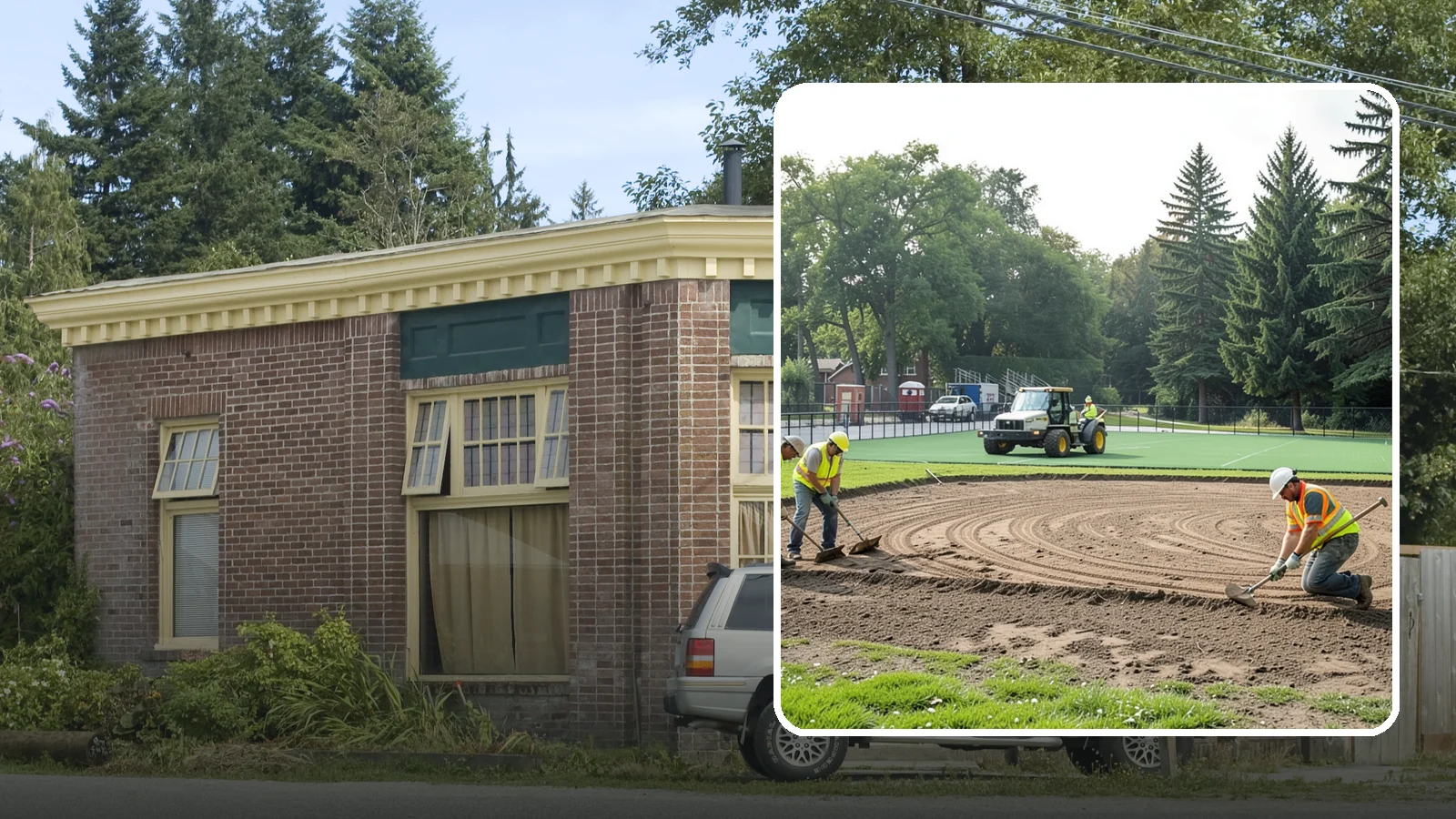 Infield Mix Renovation in Hamilton, Skagit County, WA - Reconditioning of skinned infield surfaces to correct grade, restore drainage, and improve ball response.