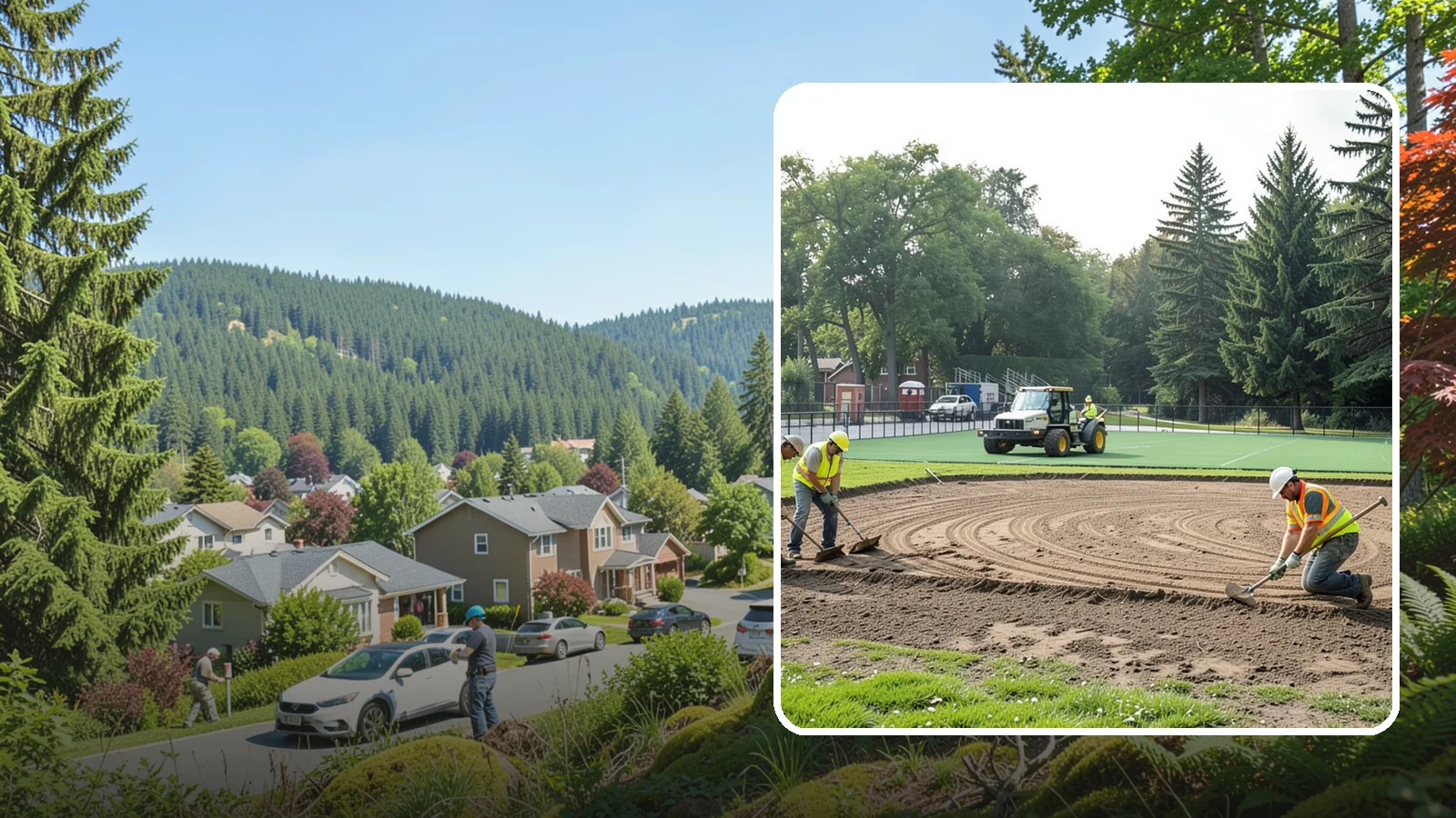 Infield Mix Renovation in Index, Snohomish County, WA - Reconditioning of skinned infield surfaces to correct grade, restore drainage, and improve ball response.