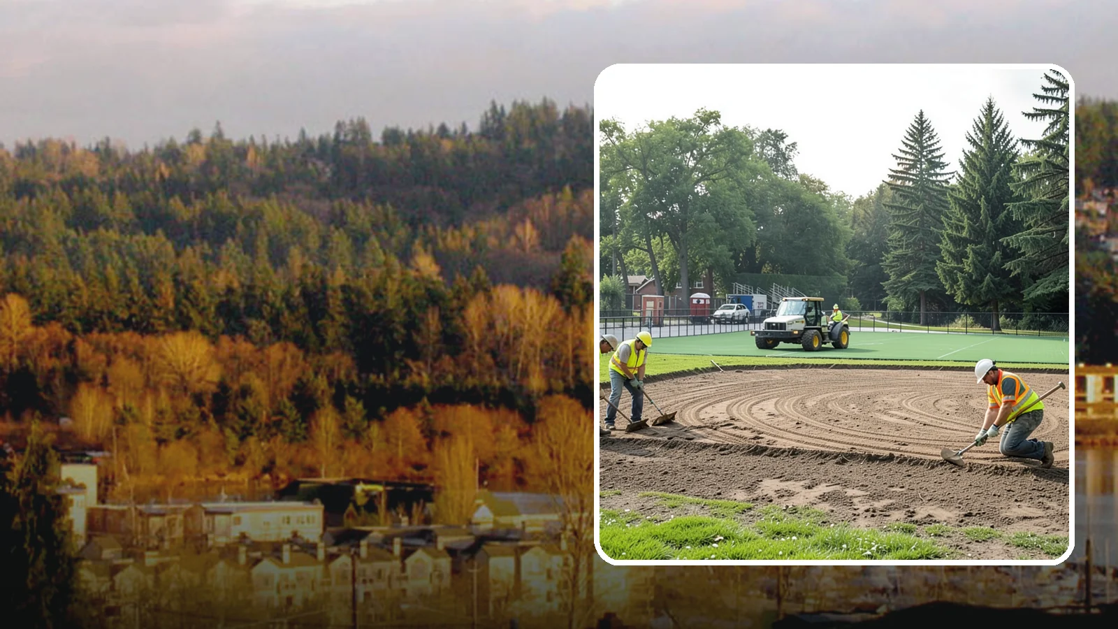 Infield Mix Renovation in Kenmore, King County, WA - Reconditioning of skinned infield surfaces to correct grade, restore drainage, and improve ball response.