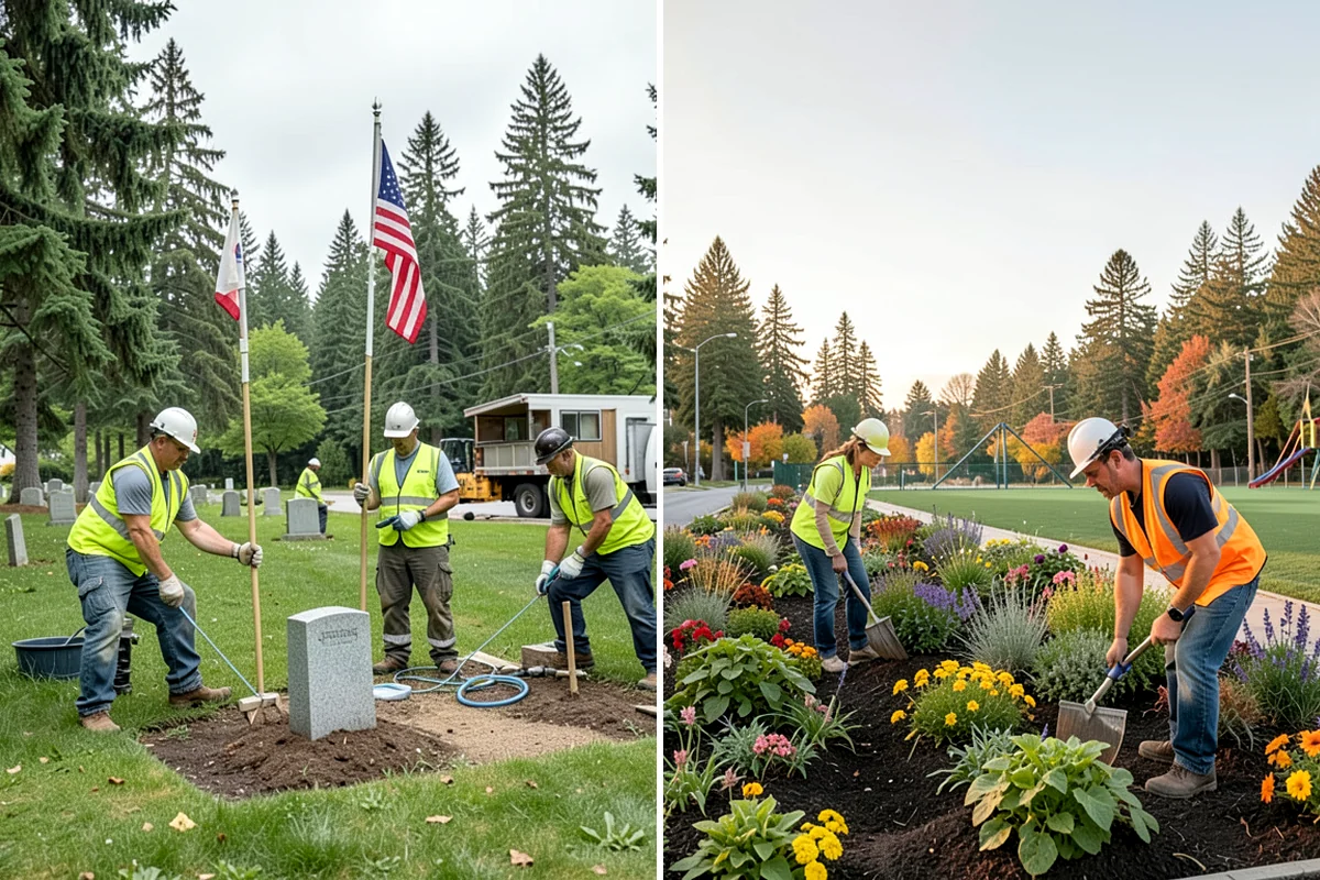 Infield Mix Renovation in Lake Forest Park, King County, WA - Evaluate existing mix depth, grade, and lip buildup with field staff