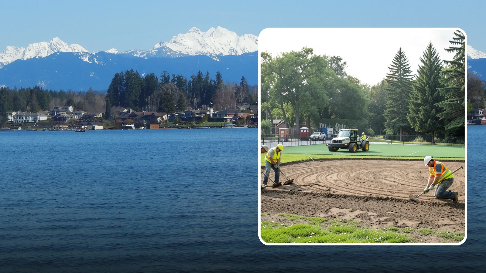 Infield Mix Renovation in Lake Stevens, Snohomish County, WA - Reconditioning of skinned infield surfaces to correct grade, restore drainage, and improve ball response.