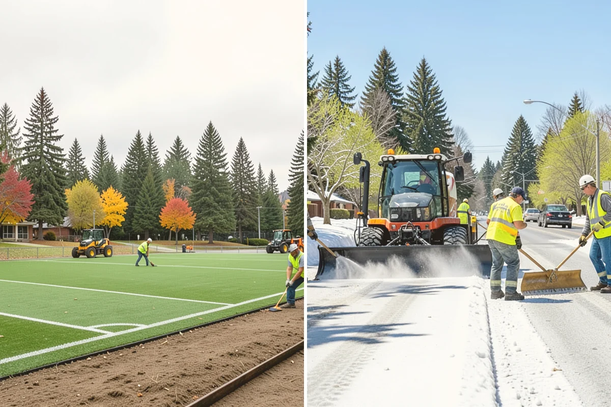 Infield Mix Renovation in Lynnwood, Snohomish County, WA - Evaluate existing mix depth, grade, and lip buildup with field staff