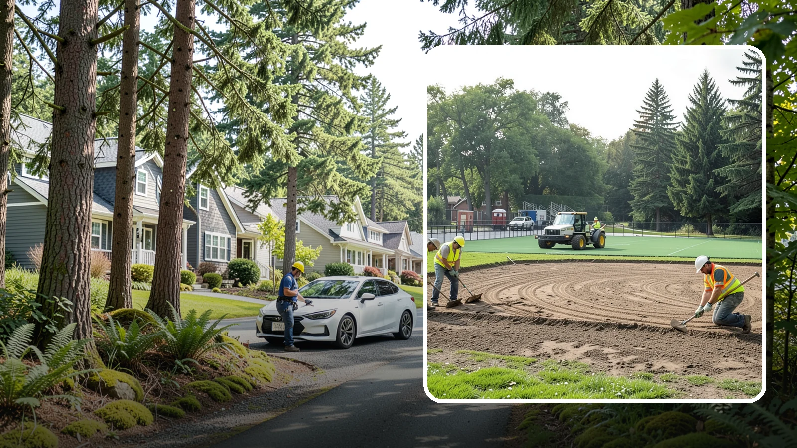 Infield Mix Renovation in Normandy Park, King County, WA - Reconditioning of skinned infield surfaces to correct grade, restore drainage, and improve ball response.